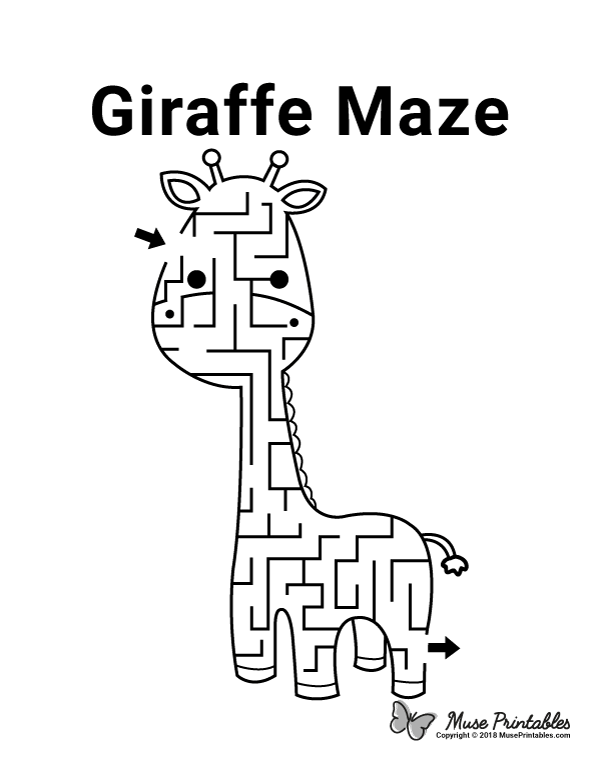 Giraffe Maze - easy