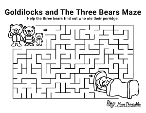 Goldilocks and the Three Bears Maze