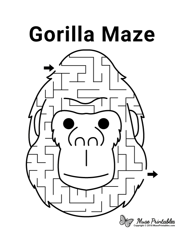 Gorilla Maze - easy