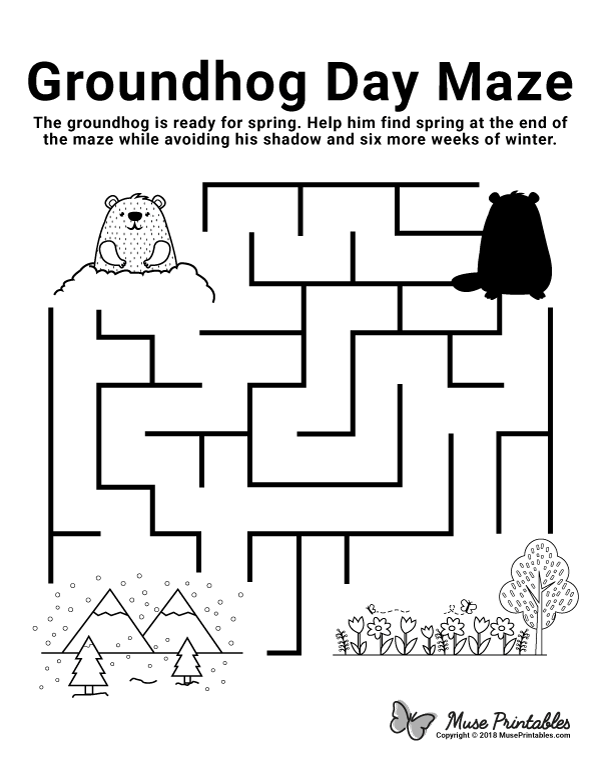 Groundhog Day Maze - easy