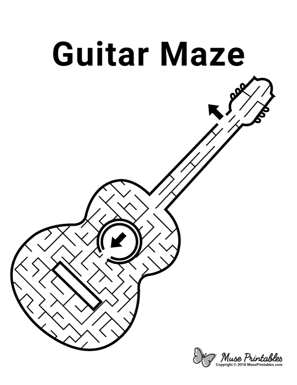 Guitar Maze - easy
