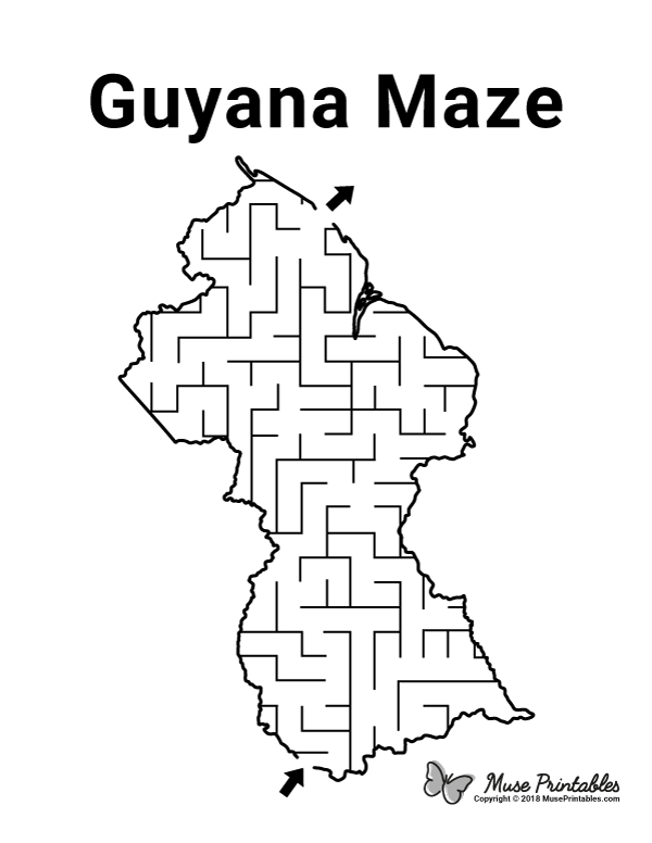 Guyana Maze - easy