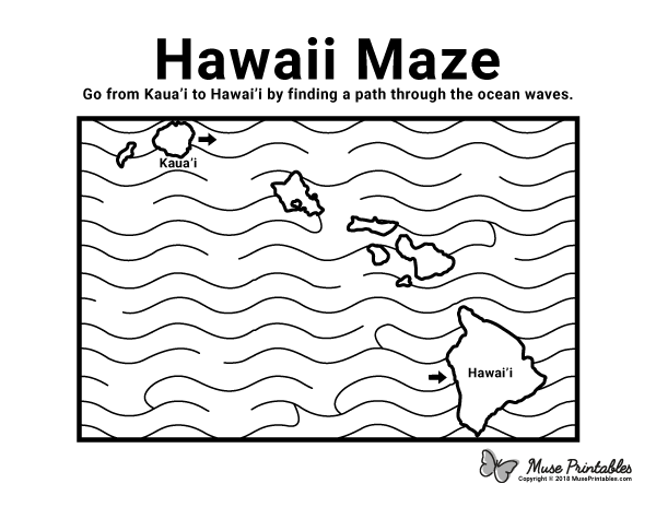 Hawaii Maze - easy