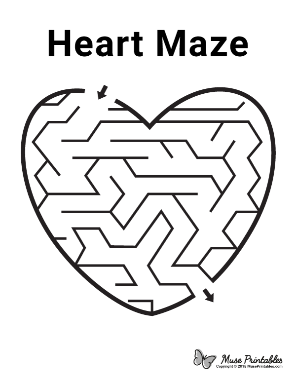 Heart Maze - medium