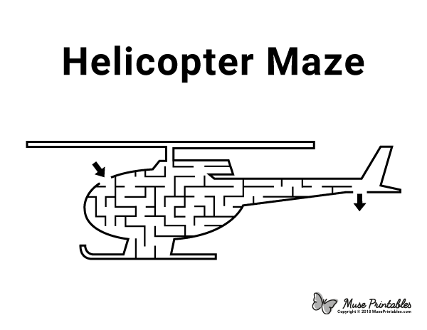 Helicopter Maze - easy