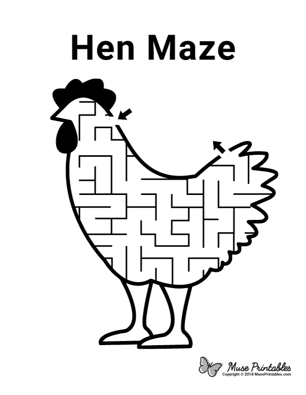 Hen Maze - easy
