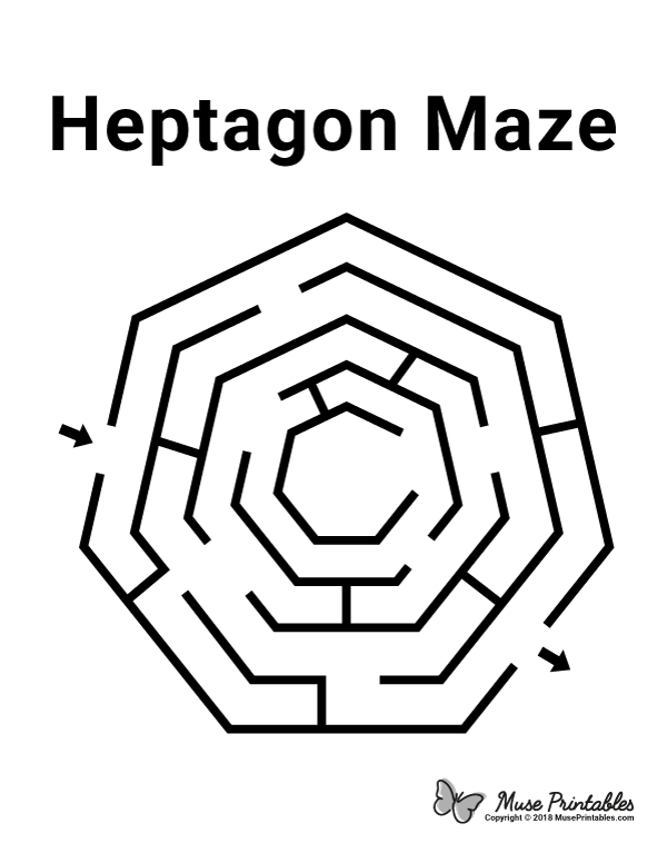 Heptagon Maze - easy