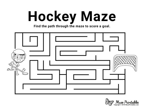 Hockey Maze - easy