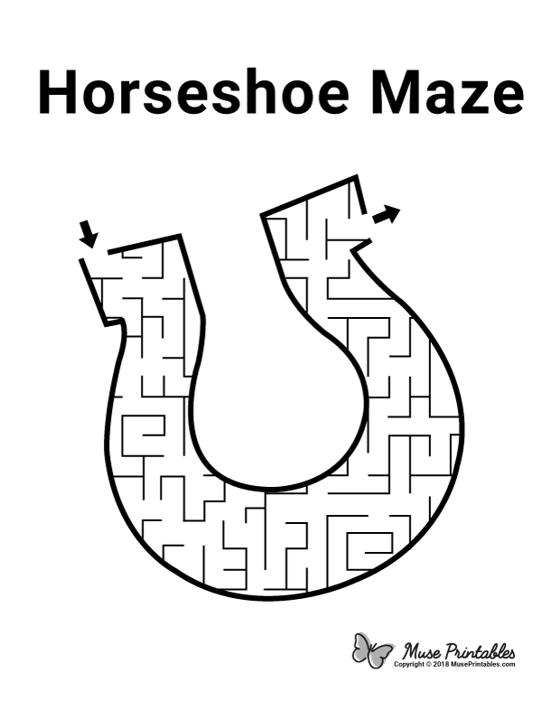 Horseshoe Maze - easy