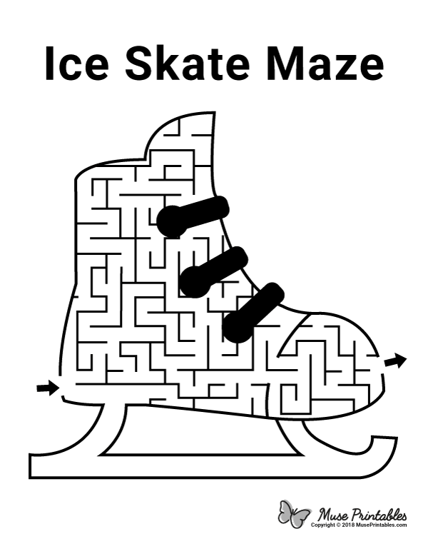 Ice Skate Maze - easy