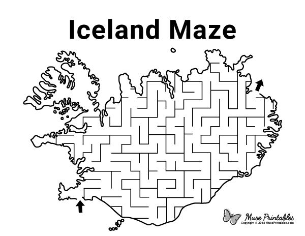 Iceland Maze - easy