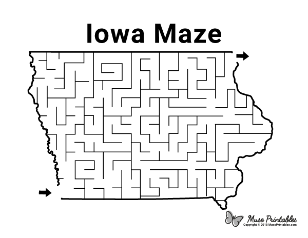Iowa Maze - easy