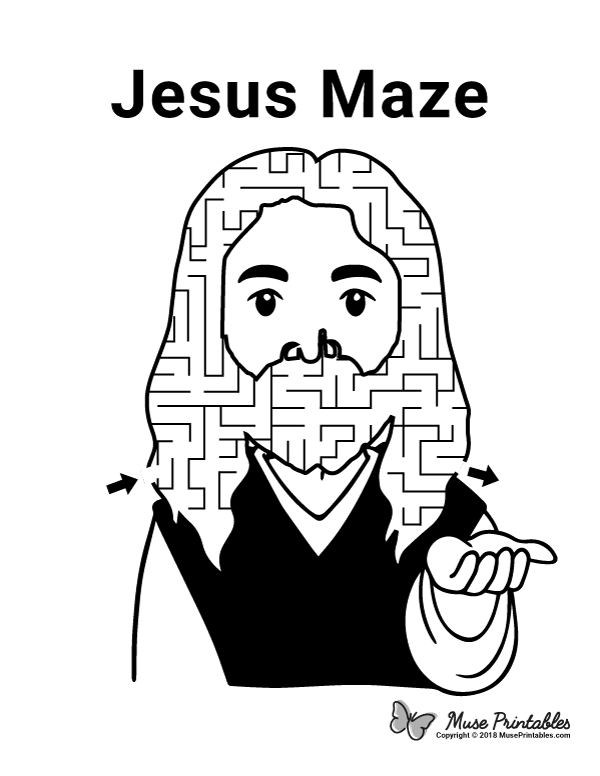 Jesus Maze - easy