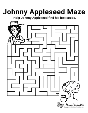 Johnny Appleseed Maze