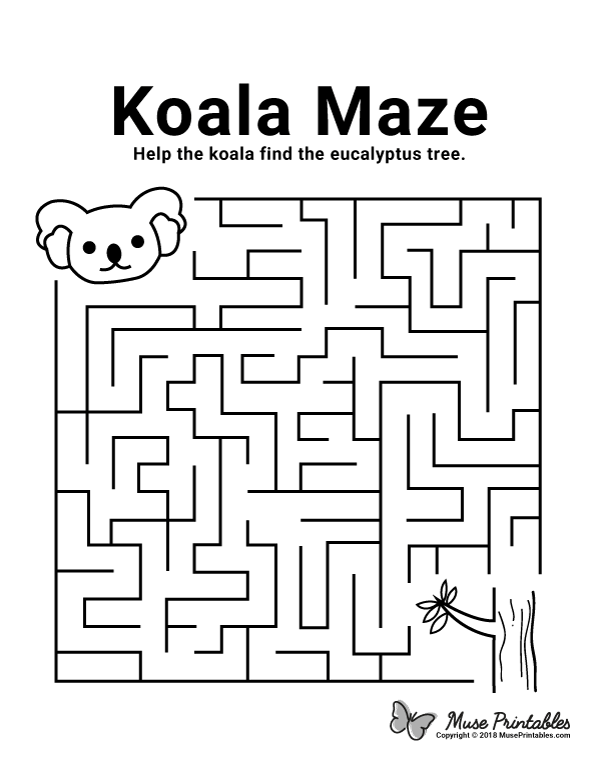 Koala Maze - easy