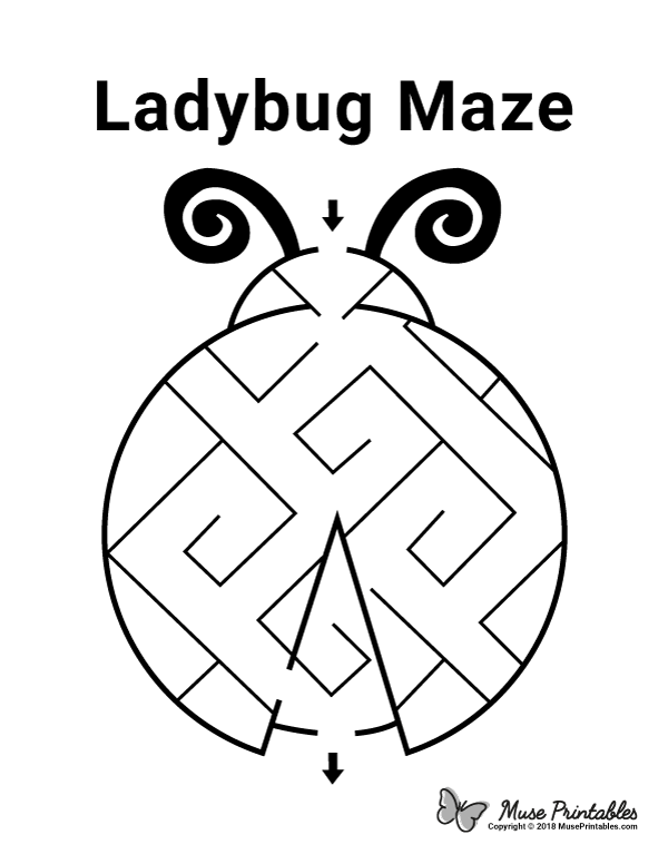 Ladybug Maze - easy