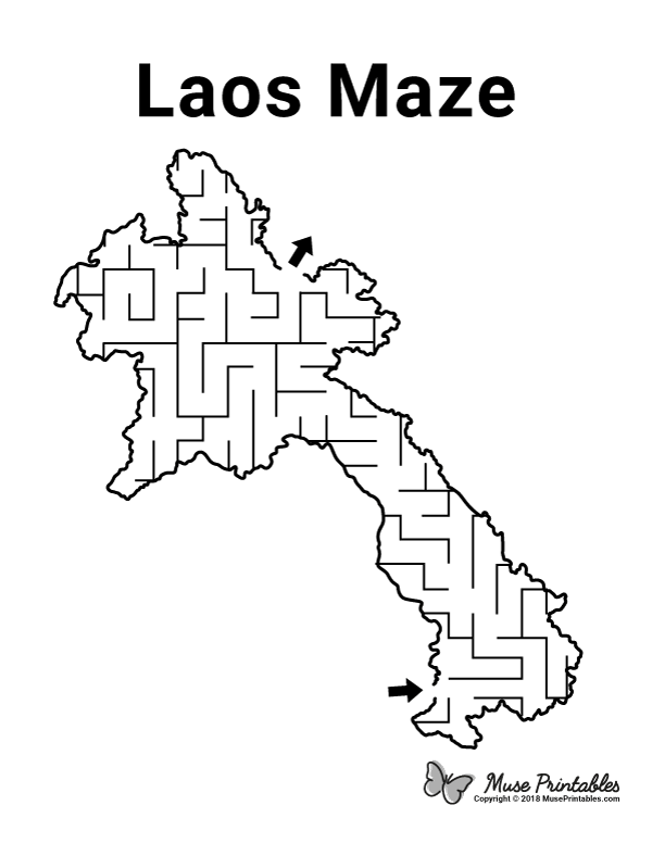 Laos Maze - easy