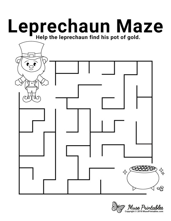 Leprechaun Maze - easy