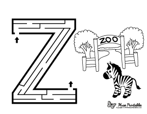 Letter Z Maze