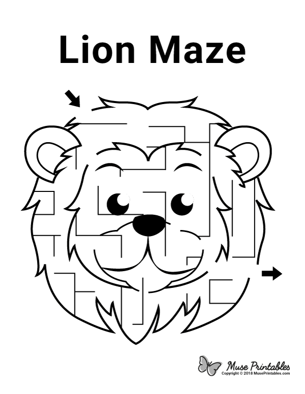 Lion Maze - easy