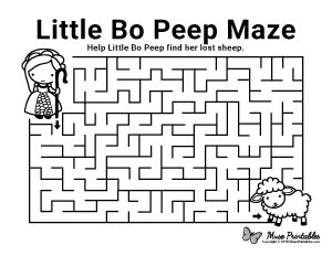 Little Bo Peep Maze
