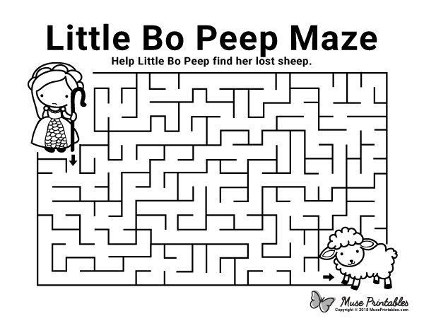 Little Bo Peep Maze