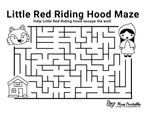 Little Red Riding Hood Maze