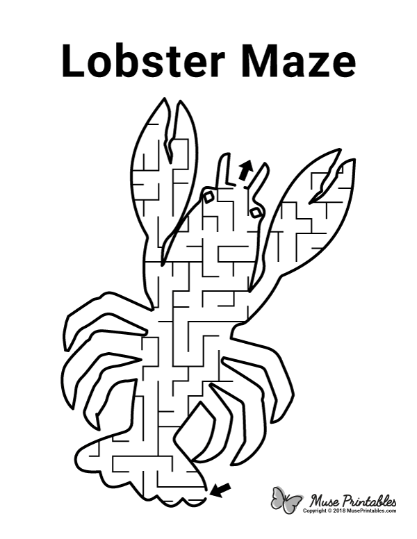 Lobster Maze - easy