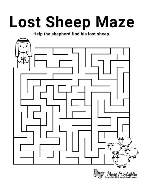 Lost Sheep Maze - easy