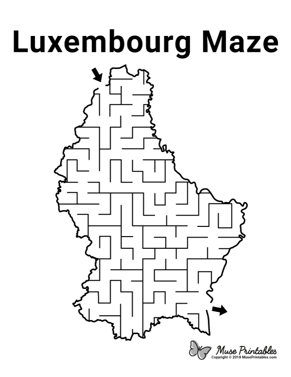 Luxembourg Maze - easy