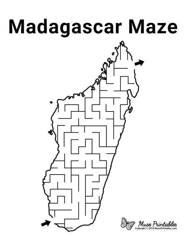 Madagascar Maze - easy