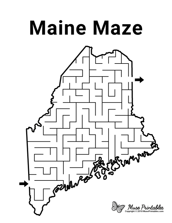 Maine Maze - easy