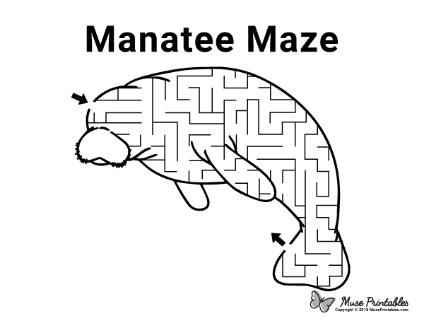 Manatee Maze - easy