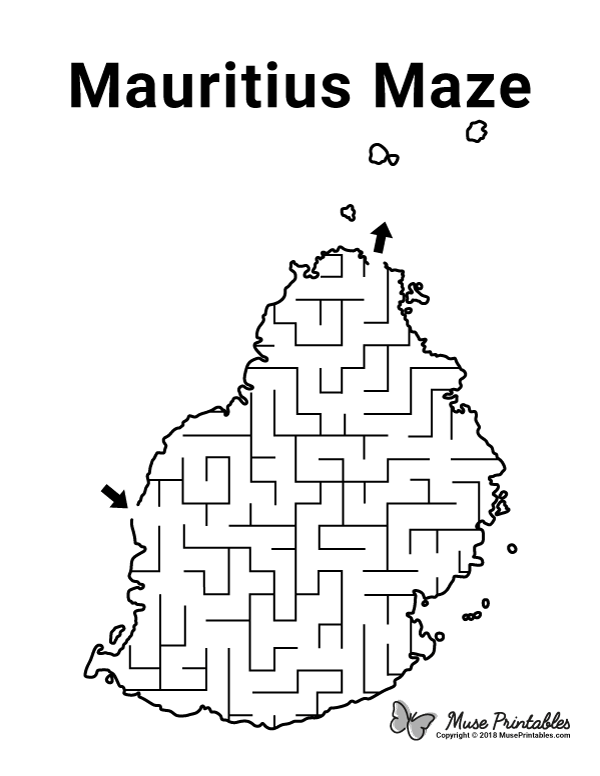 Mauritius Maze - easy