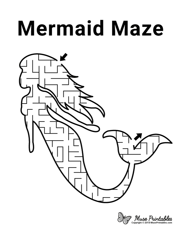 Mermaid Maze - easy