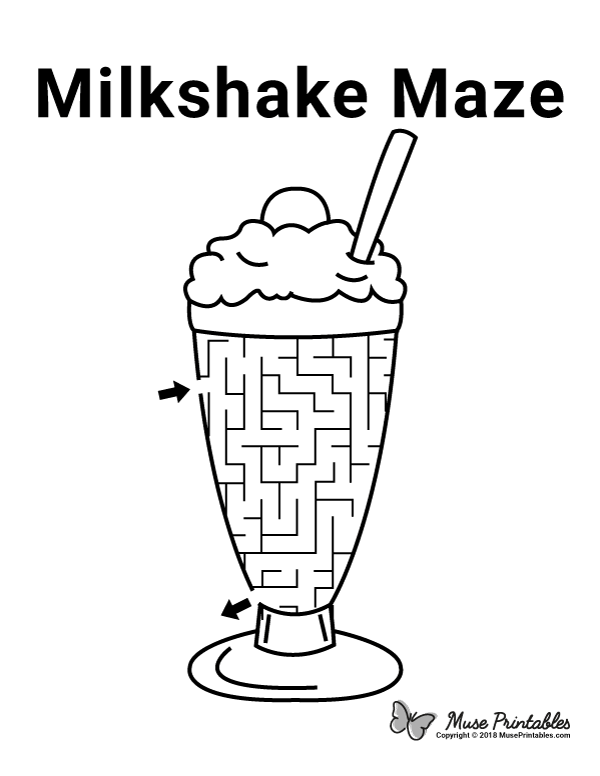 Milkshake Maze - easy
