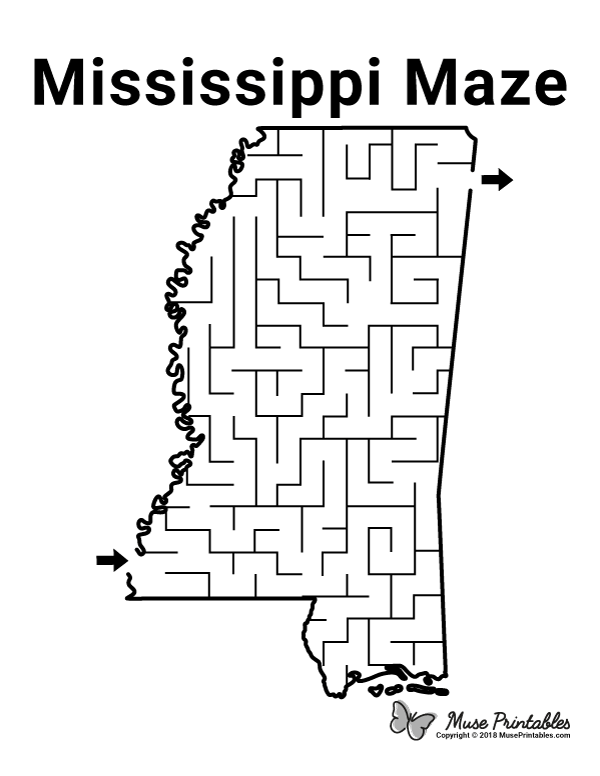 Mississippi Maze - easy