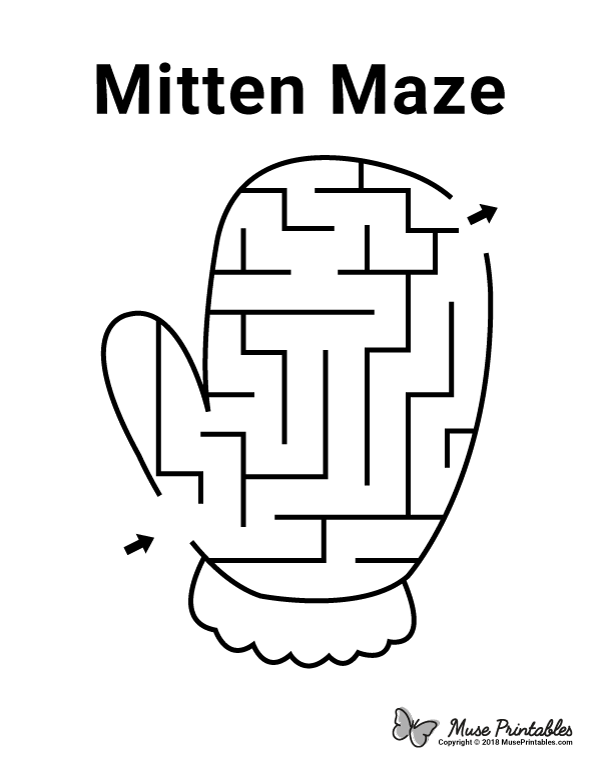 Mitten Maze - easy