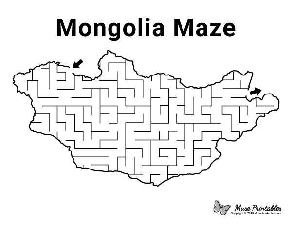 Mongolia Maze - easy