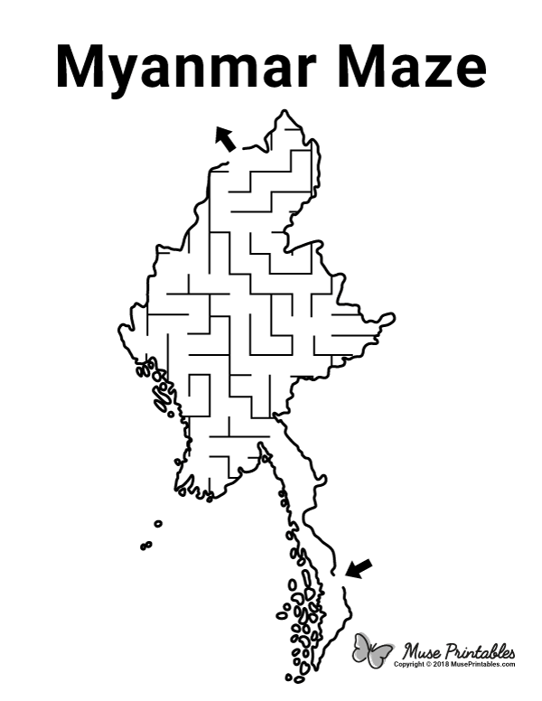Myanmar Maze - easy