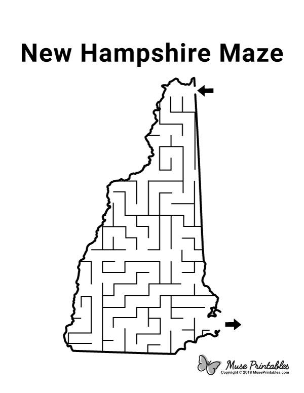 New Hampshire Maze - easy