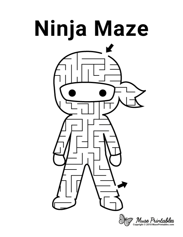 Ninja Maze - easy