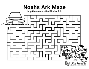 Find Noah's Ark Maze