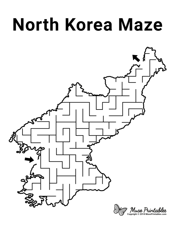 North Korea Maze