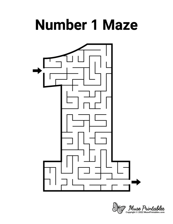 Number 1 Maze