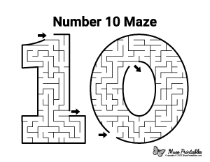 Number 10 Maze