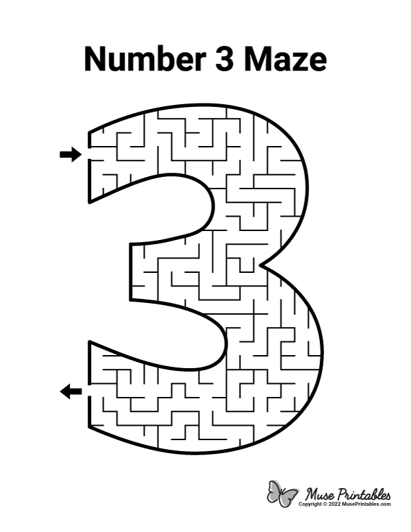 Number 3 Maze