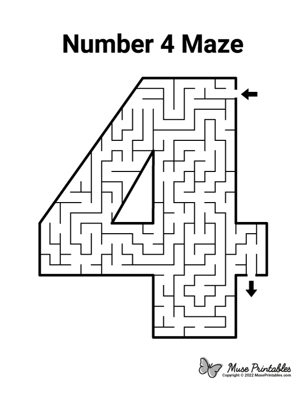 Number 4 Maze