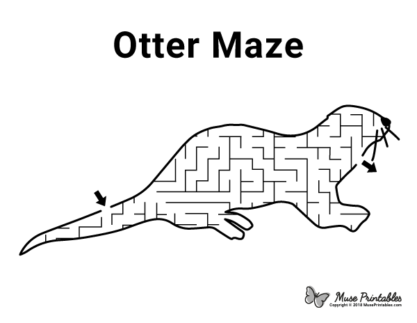 Otter Maze - easy