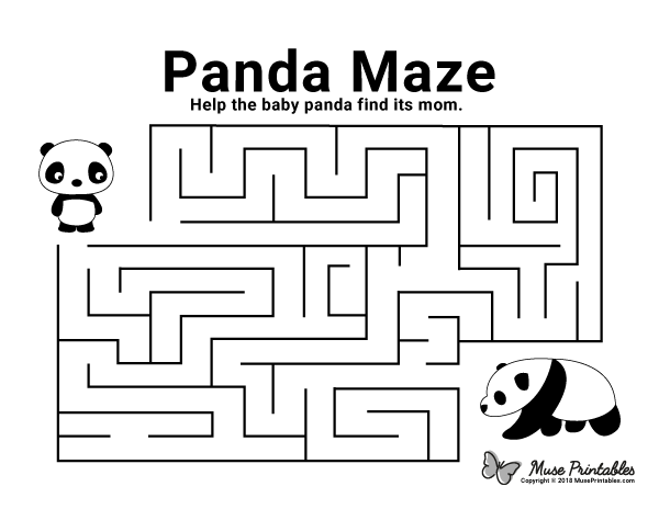 Panda Maze - easy